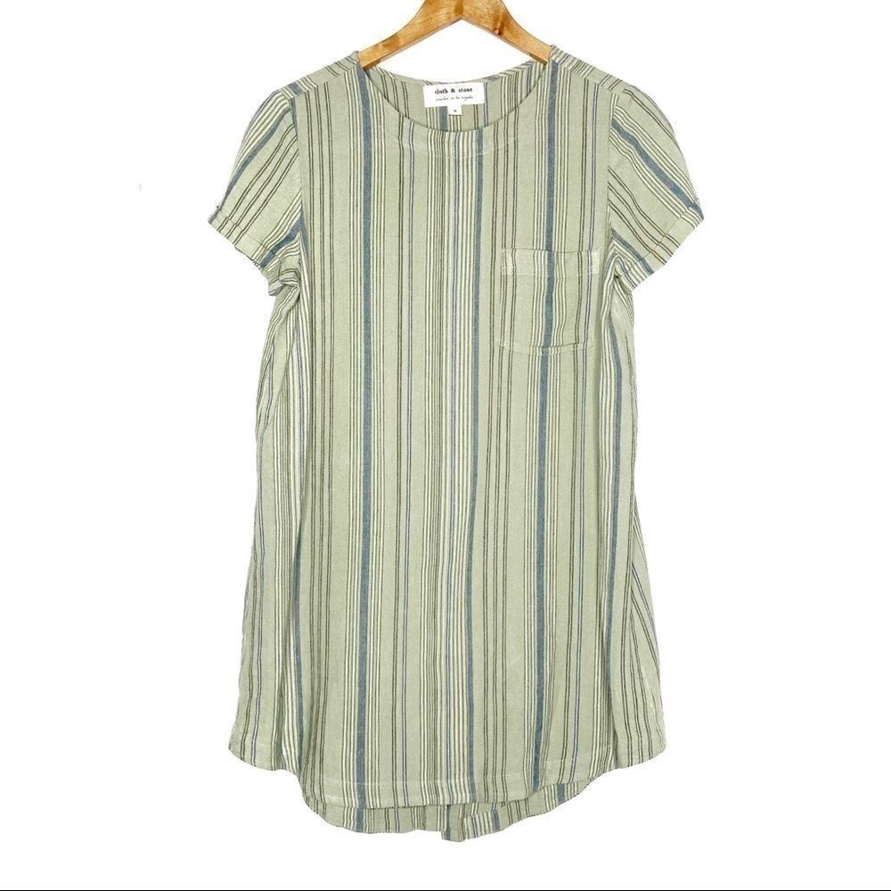 Cloth & Stone | Striped Shirt Dress
